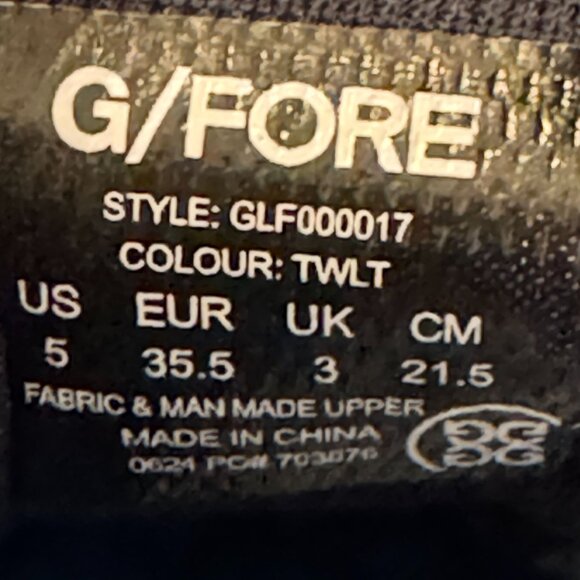 G/FORE Women's MG4X2 Debossed Golf Cross Trainer Spikeless Golf Shoes Sz 5 NWOB - Picture 11 of 11